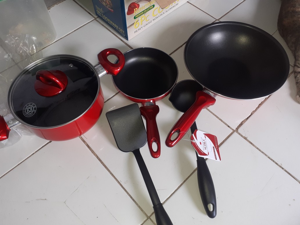 Panci Set Supra 6pcs - Cookware Set 6pcs Supra