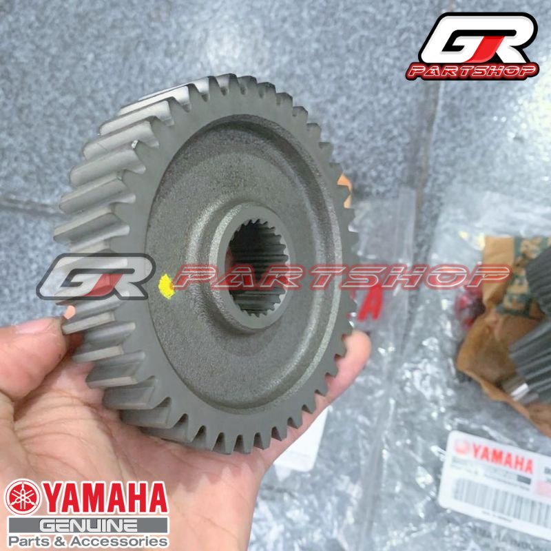 GIGI RASIO SET AEROX, LEXI, ALL NEW AEROX PNP NMAX ORIGINAL YAMAHA KODE B65 TRANSMISI TRANSMISION GEAR GIR GARDAN GIRBOX GEARBOX RATIO DATAR 40T SUSUN 13T/56T ORI YGP