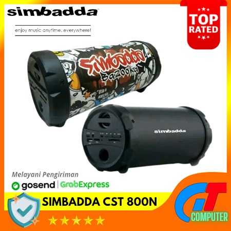 SPEAKER BLUETOOTH SIMBADDA CST 800N GRAFFITI CORAK BAZOOKA OUTDOOR