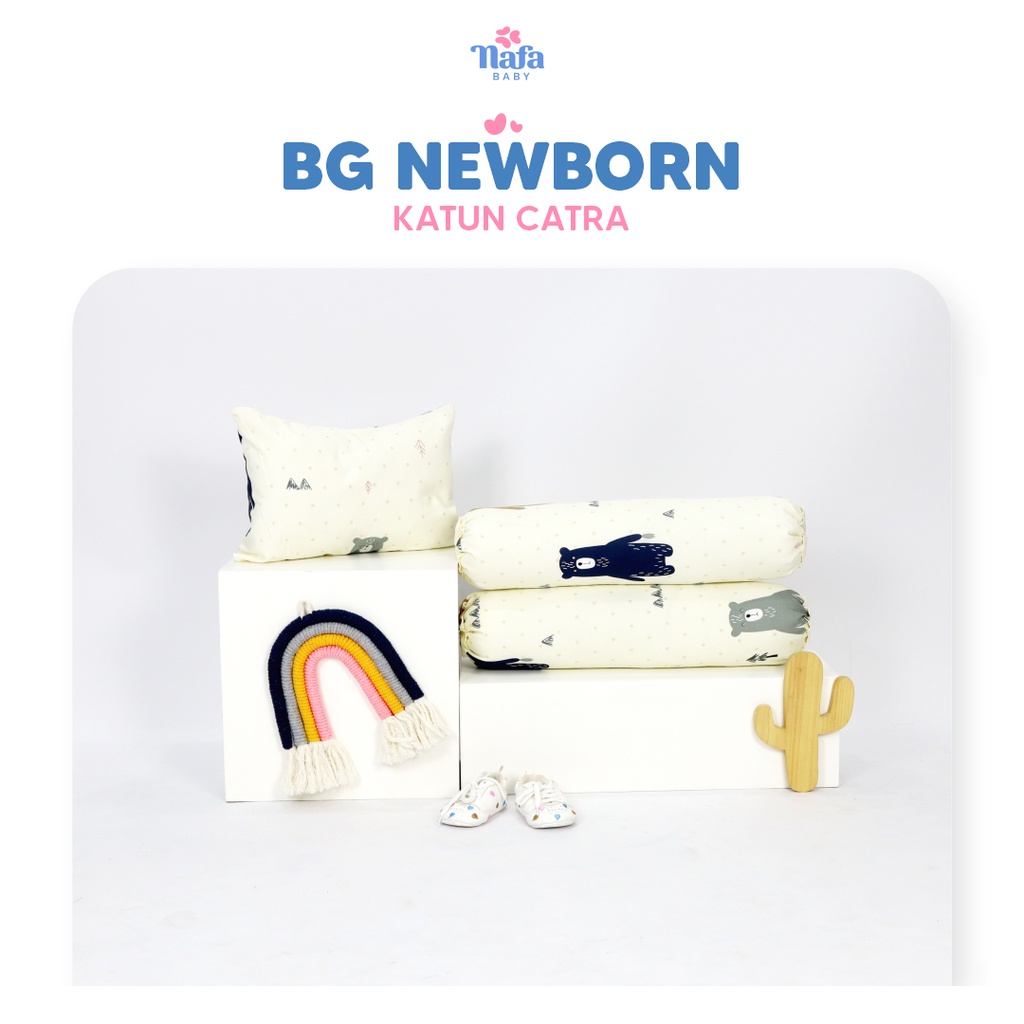 NAFA BABY - Bantal Guling Bayi New Born | Sarung Bantal Guling Bayi