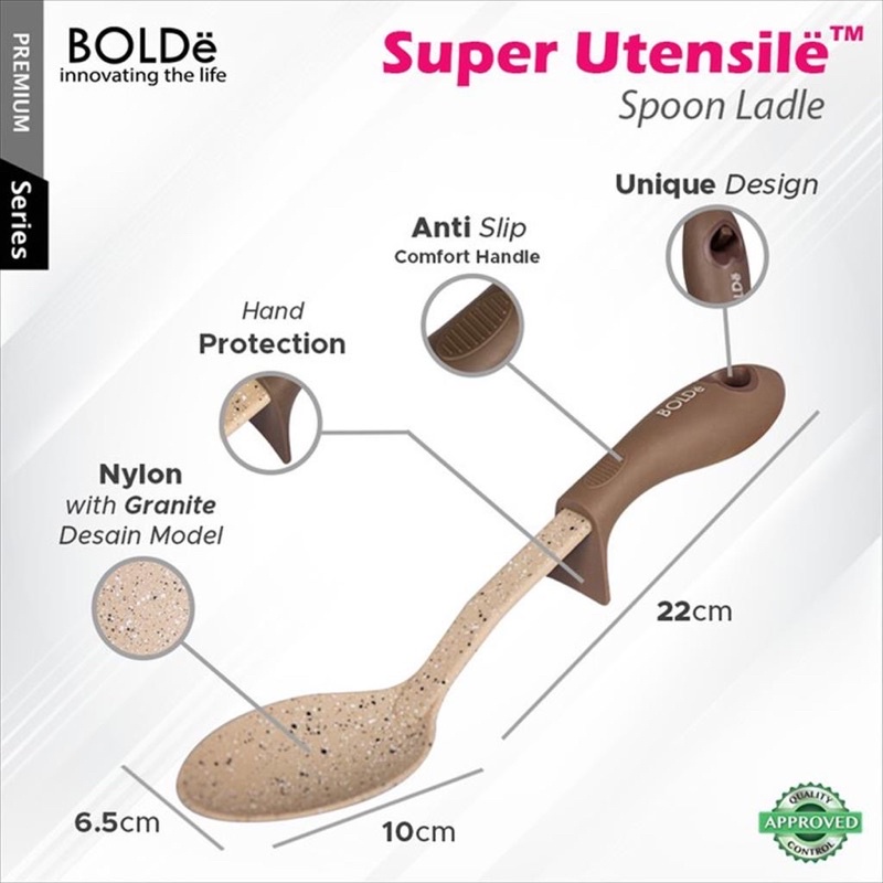 BOLDe Super Utensil Spoon Ladle ORIGINAL