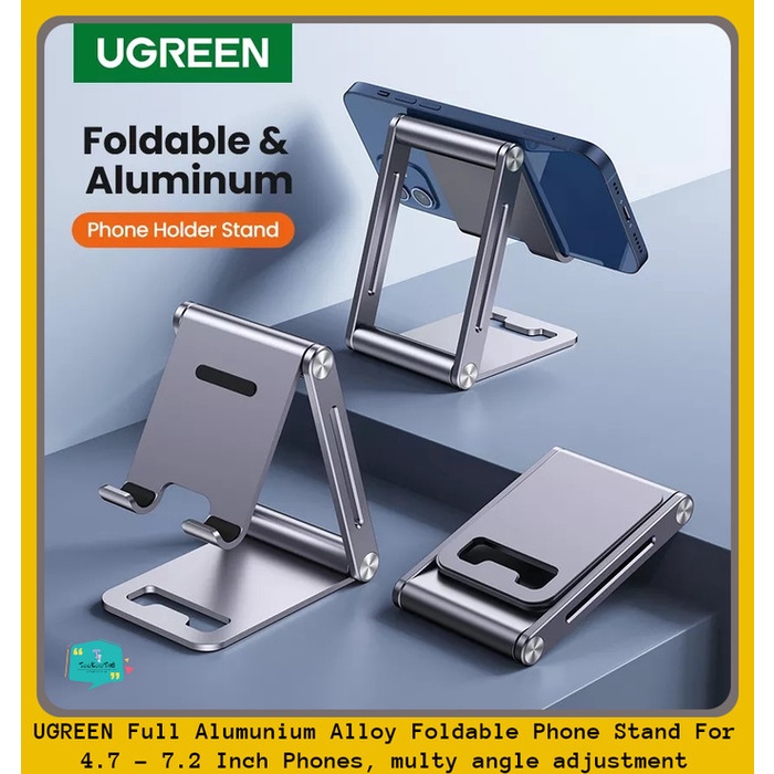 UGREEN Phone Stand Holder Foldable Dudukan HP Lipat Metal Desktop