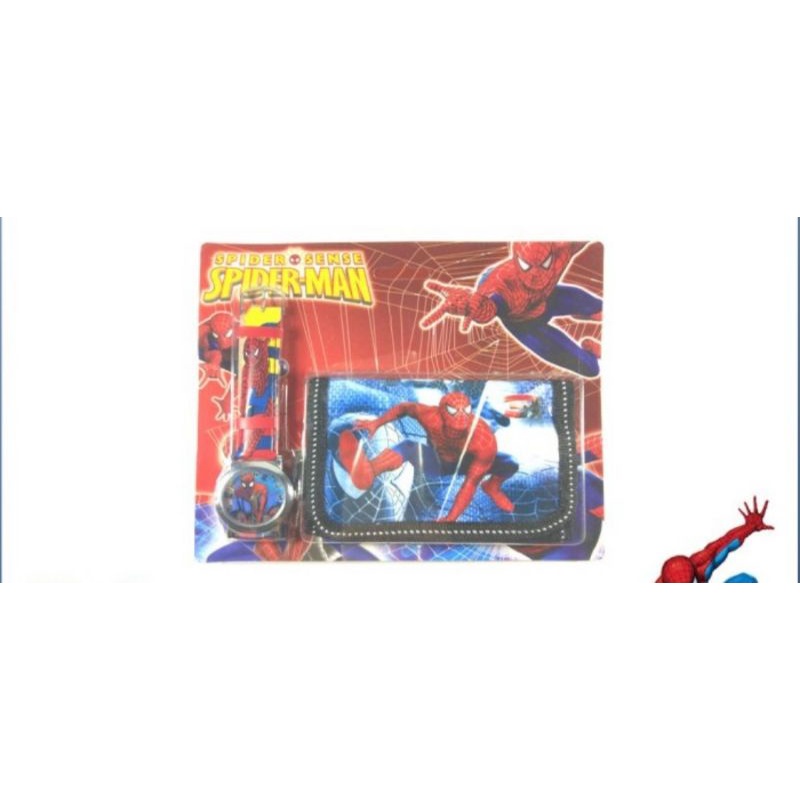KAJ004 Jam Tangan+Dompet anak Karakter 12cm