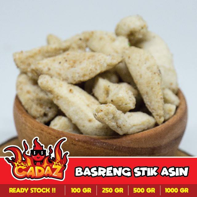 BASRENG STIK PEDAS & ASIN 100 GRAM / BAKSO BASO GORENG STIK STICK PEDES CEMILAN KILOAN MURAH-2