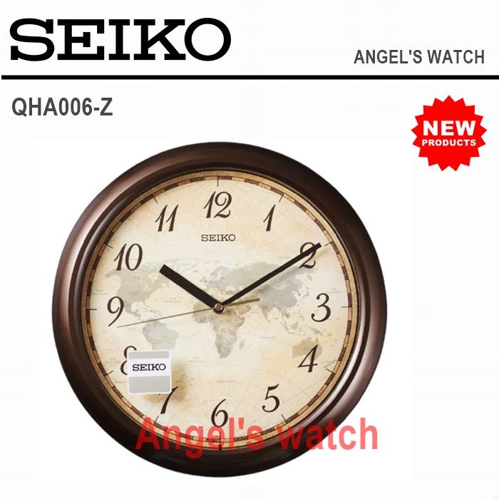 Jam dinding seiko wall clock new model QHA006 CLASSIC QHA006B QHA006Z - QHA006B
