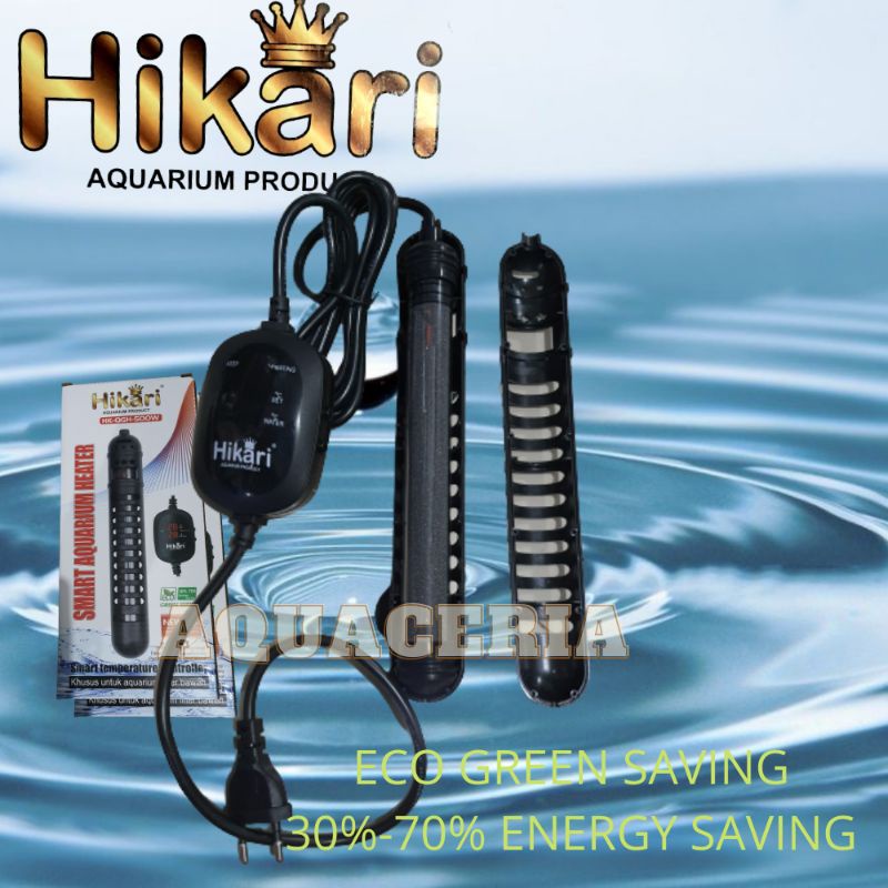 Smaer heater HIKARI 500WATT pemanas air aquarium Digital