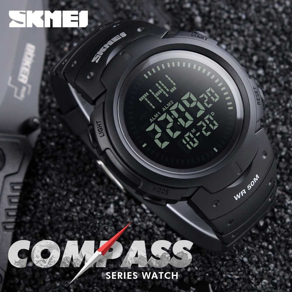 SKMEI Jam Tangan Digital Pria - DG1231CM hitam