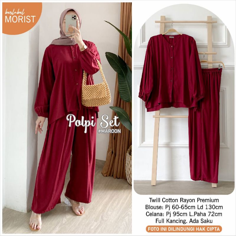 POLPI SET BLOUSE CELANA