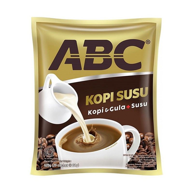 

ABC Kopi Susu Instant 10 Sachets @31gr / Kopi Instan / Renceng