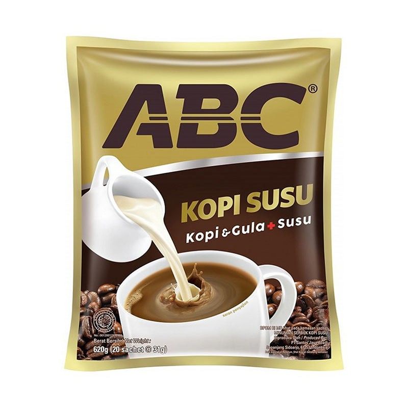 

ABC Kopi Susu Instant 10 Sachets @31gr / Kopi Instan / Renceng