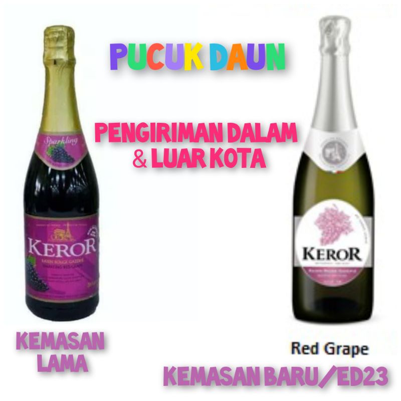 Keror sparkling red grape 750Ml