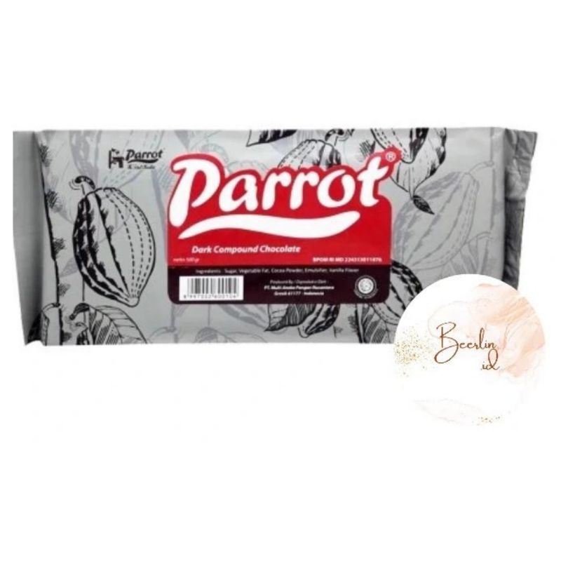 

Parrot - RM - Sparrow - Kis - Chefmate Dark Chocolate Compound 500 Gr