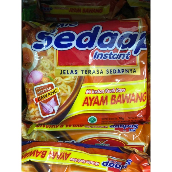 

SEDAAP MIE INSTANT AYAM BAWANG 1 PCS 70G