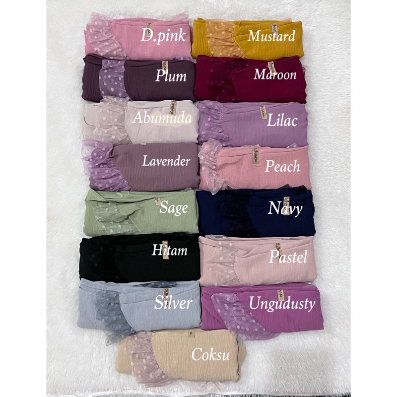 INNARA | Hijab MARISHA DOTTY CRINKLE