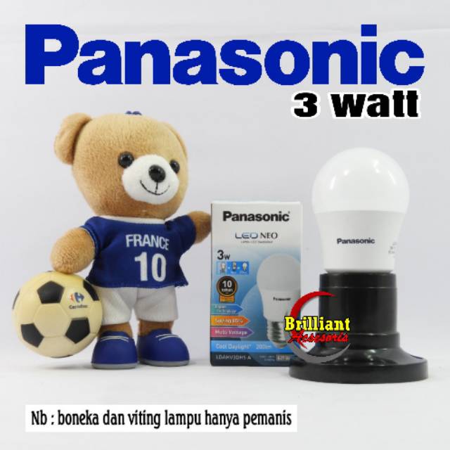 Lampu Rumah LED Putih / Kuning - PANASONIC Asli - 3W / 5W / 7W / 9W / 11W / 13W / 15W / 18W - Hemat Listrik