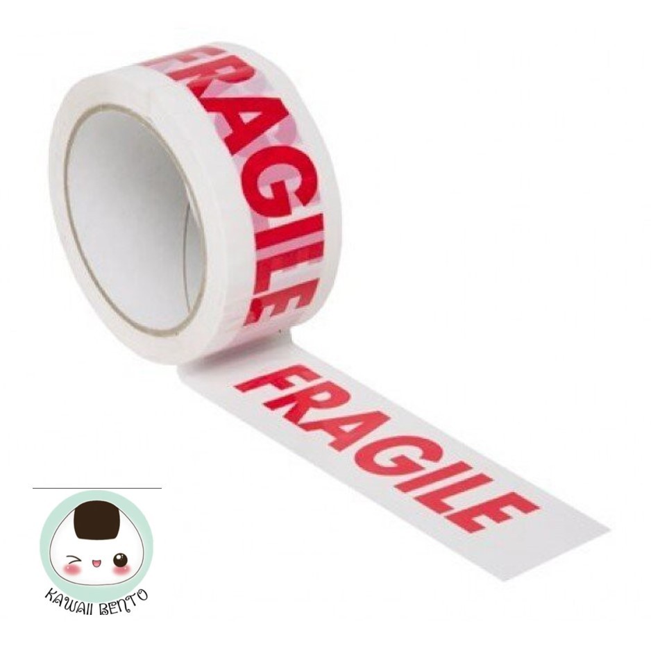 

FRAGILE SEAL TAPE 100 M lakban bertuliskan fragile