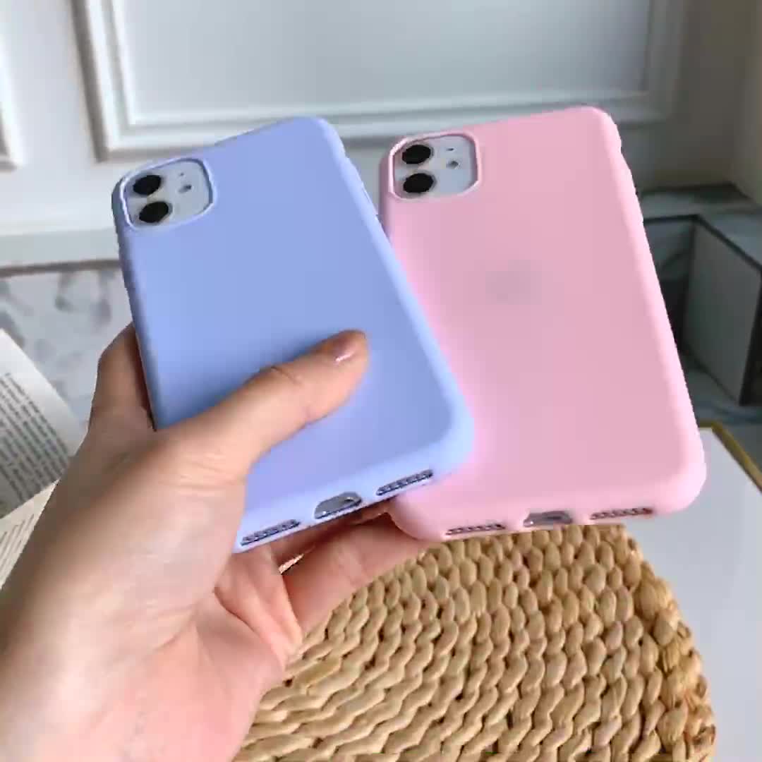 (Seri 1) Oppo & Realme - Softcase Silikon Macaron Warna Warni/ Casing