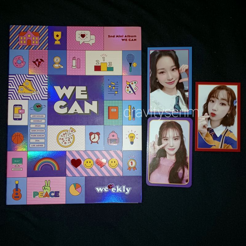 WEEEKLY WE CAN Album FULLSET ( jaehee jihan jiyoon )
