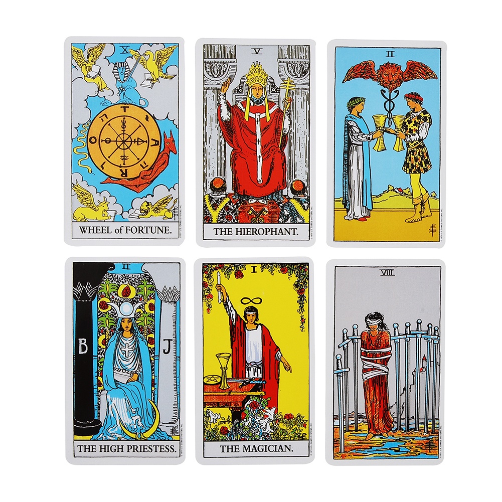 The Rider Tarot / Tarot Ramalan Alat Sulap/Kartu Tarot Rider/The Rider Tarot The  Magician