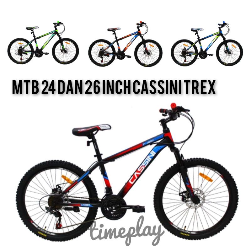 Sepeda MTB 24 26 inch Cassini T300 T 300 T-300 by TREX