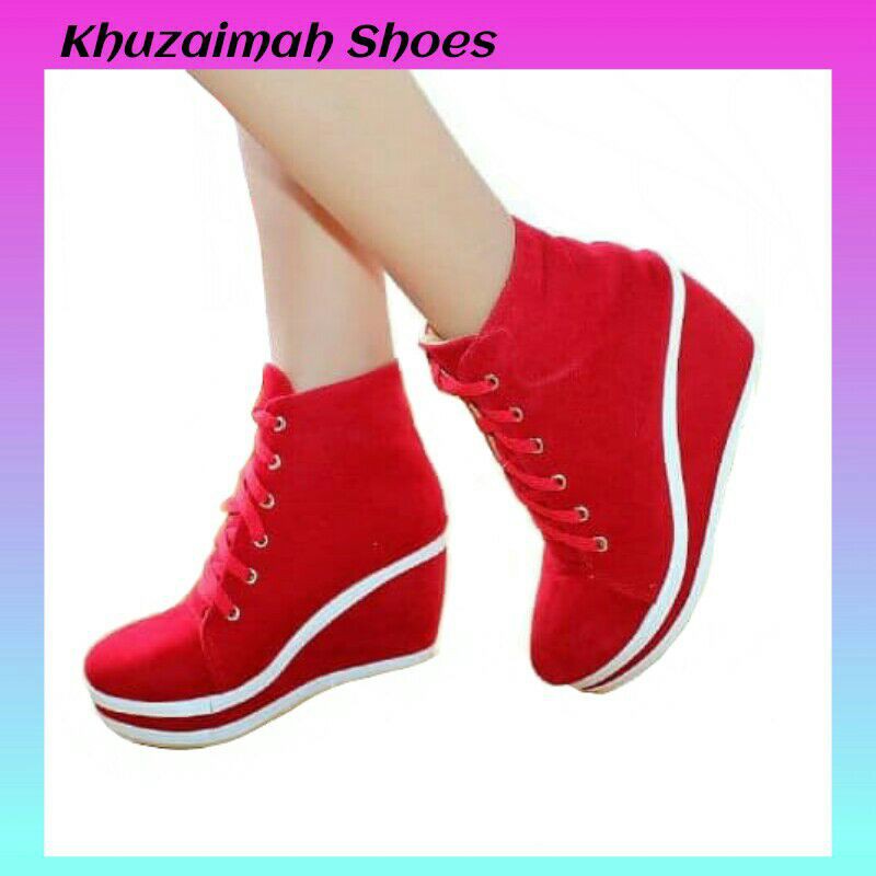 Retro Sponge Cake Tebal Bawah Harajuku Martin Boots Wanita Inggris Angin Musim G