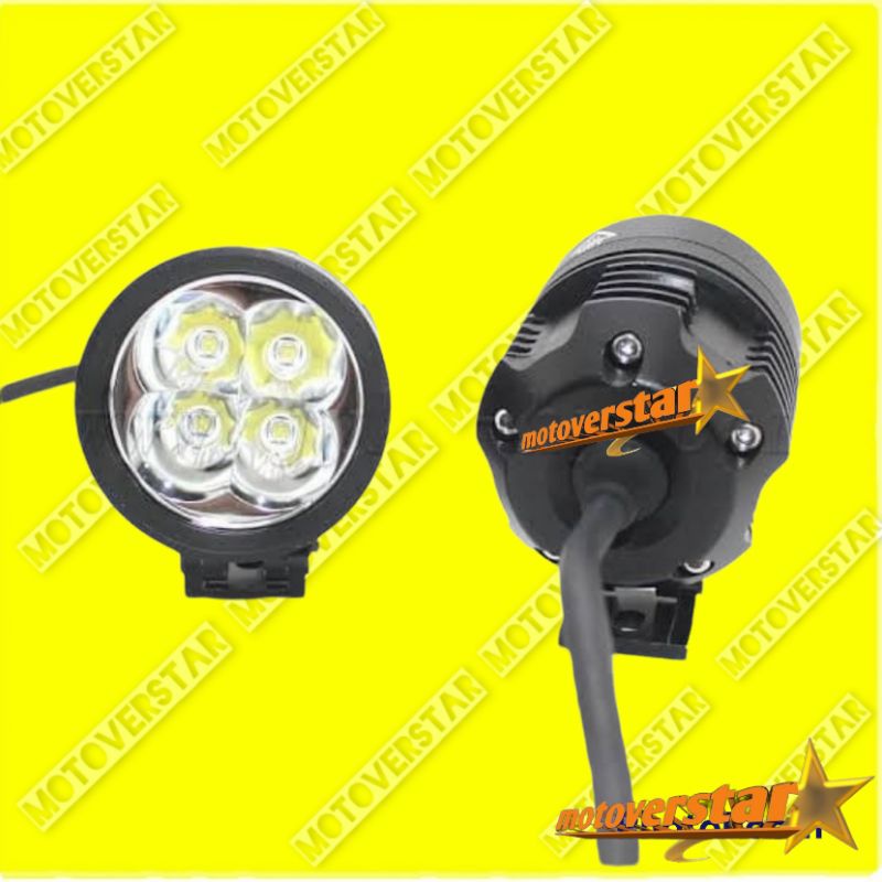 Lampu tembak sorot cree led motor L4X foglamp lampu tembak 4 led