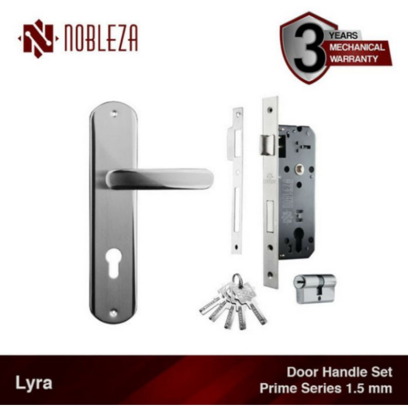 Handle Nobleza Lyra+Body Nobleza / Handle Pintu / Gagang Pintu nobleza