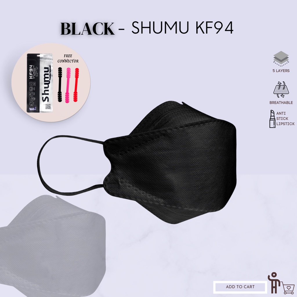 Masker KF94 Shumu Embossed 5Ply Warna Warni
