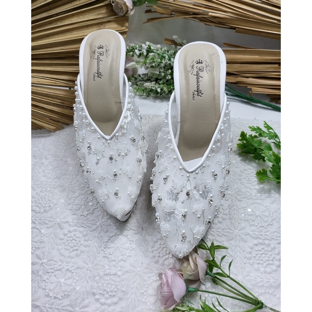 sepatu Marisa putih tinggi 10cm tahu