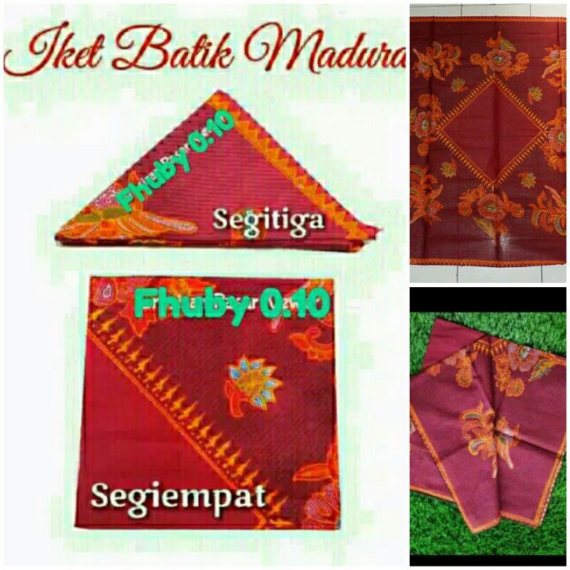 Ikat Kepala Batik Madura / Slayer Batik Madura / Iket Kepala Madura