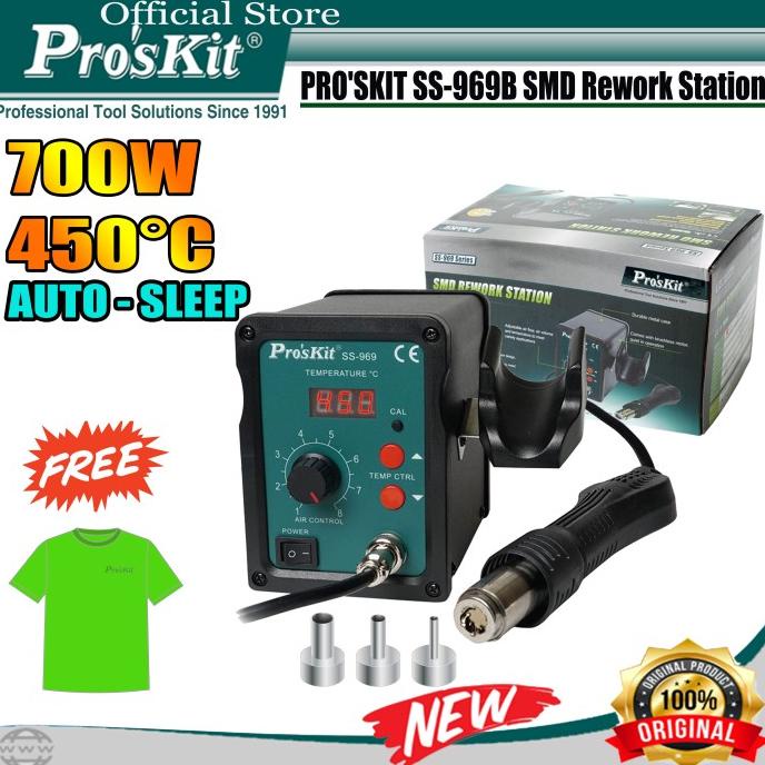 Blower UAP Digital Solder Uap Proskit SS-969B SMD Rework Station ORI proskit22