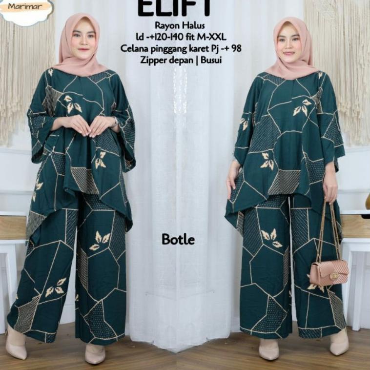 BEECOUTURE SETELAN WAKA WAKA ELIFT JUMBO ONE SET TIE DYE BIG SIZE LD 130 VIRRAL ‑ BDL.54265