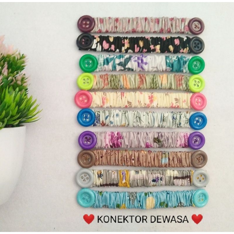 Konektor Masker/ Tali Penyambung Masker Hijab (MOTIF)