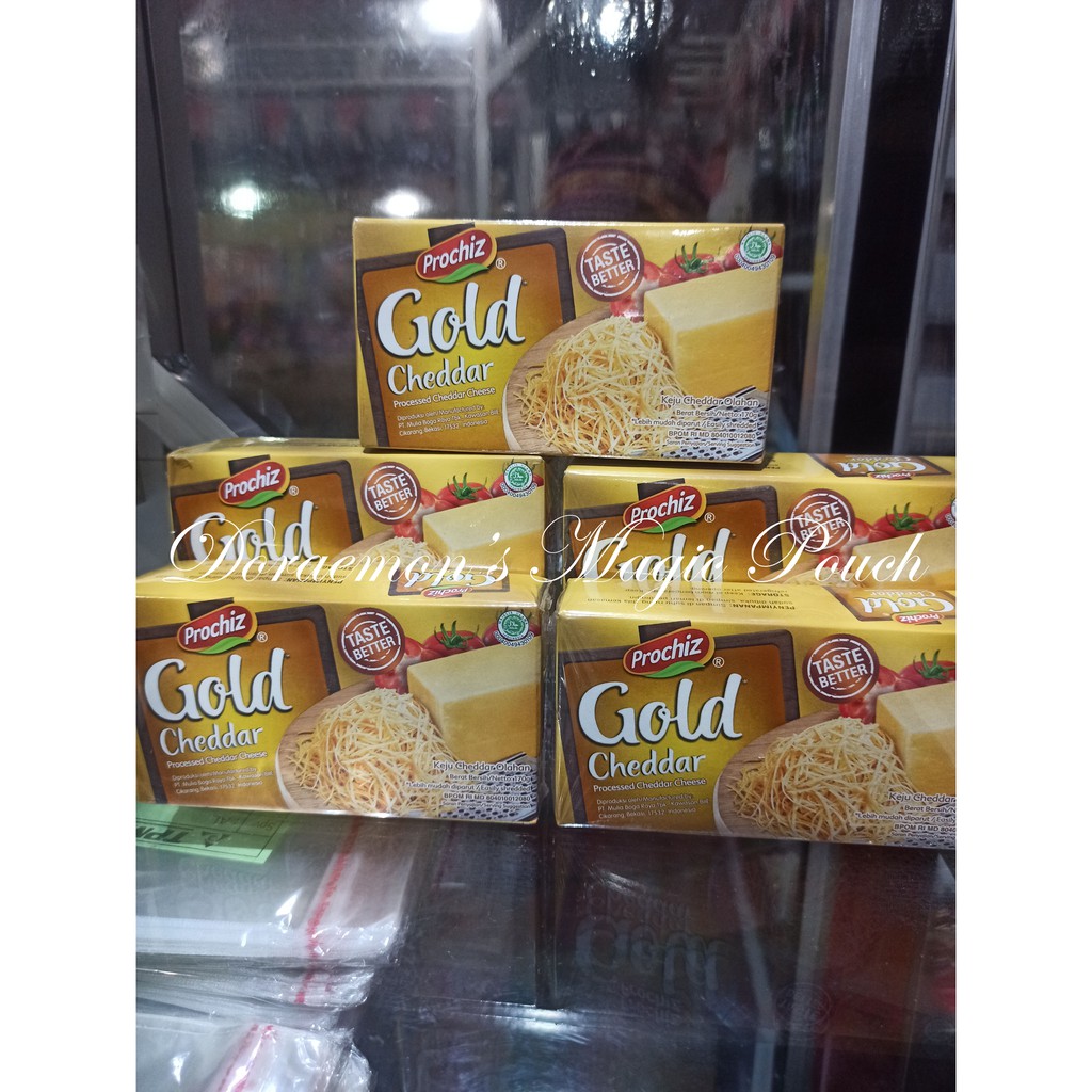 

Keju Prochiz Gold Cheddar 170gr