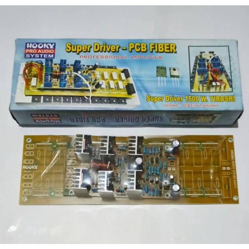 Kit YIROSHI Super Driver 1500 Watt PCB Fiber By Hooky