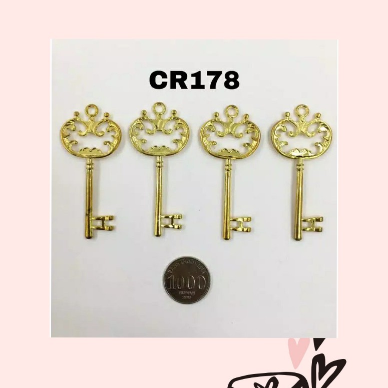 1 BUAH - LIONTIN CR 178 - 179 | CHARM | BANDUL KUNCI