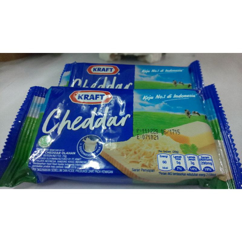 

Kraft Cheddar 70 g