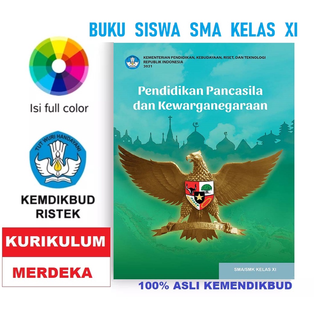 Jual Buku Paket Buku Siswa Ppkn Sma Kelas Xi Kurikulum Merdeka Orginal Kemendikbud Full Colour