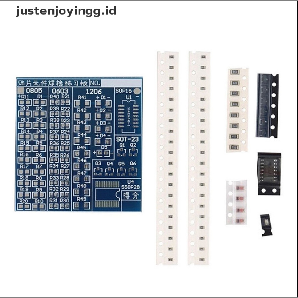 Papan PCB Komponen SMT SMD Untuk Latihan Solder