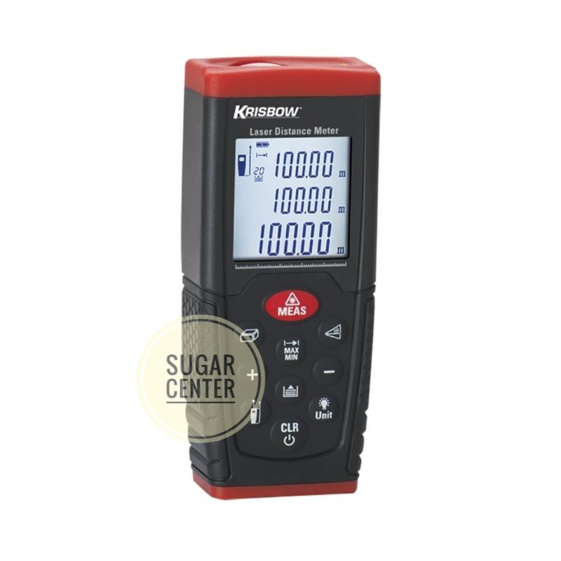 Krisbow Meteran Laser Digital Compact 100 Meter/Krisbow Laser Distance 100 Meter/Alat Bantu Ukur Dig