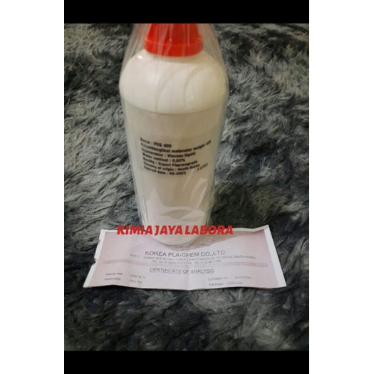 

Polietilenglikol 400 ECER 100 gram dan 250 gram PEG 400 pharmagrade
