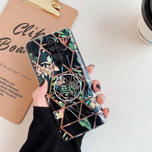 Chrime Floral Black Case iPhone Samsung Xiaomi Huawei P20 P30 Mate 30 pro A51 A71 A30s A50s A10 S20