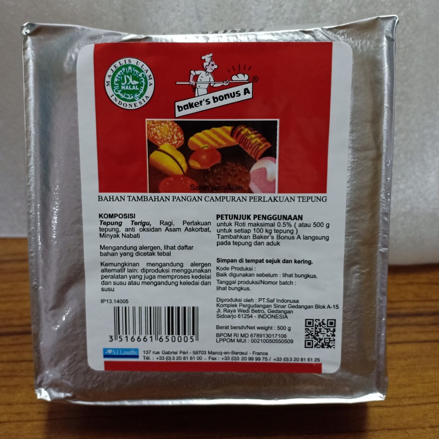 

Baker bonus A pengempuk roti 500gram