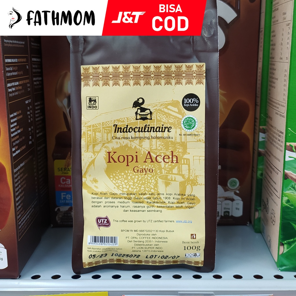 

INDOCULINAIRE Kopi Aceh Arabika Pouch 100gr