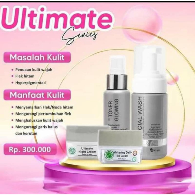 Ms Glow Paket Flek Hitam  Penghilang Noda Wajah