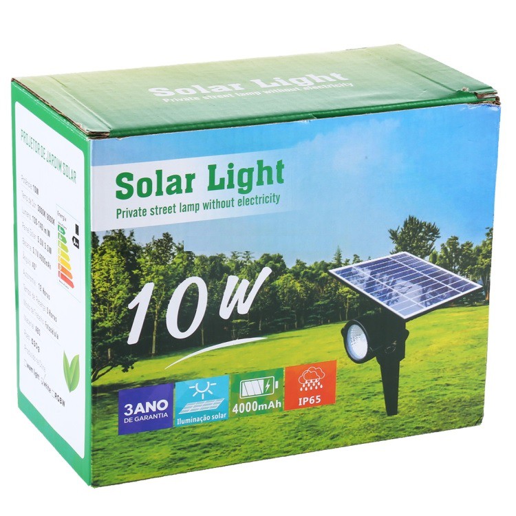 SL-1000A - Outdoor Garden Solar Powered Lamp Light 10W - 140 Lumens