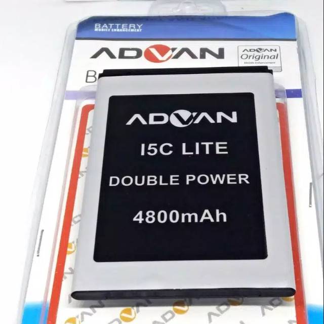 Batre bt Advan I5C lite  I5C Duo Original  4800mah