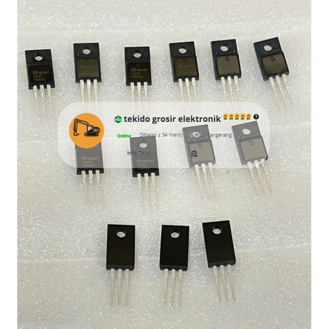 TRANSISTOR 7N65C 7N65 7 N65 ORIGINAL