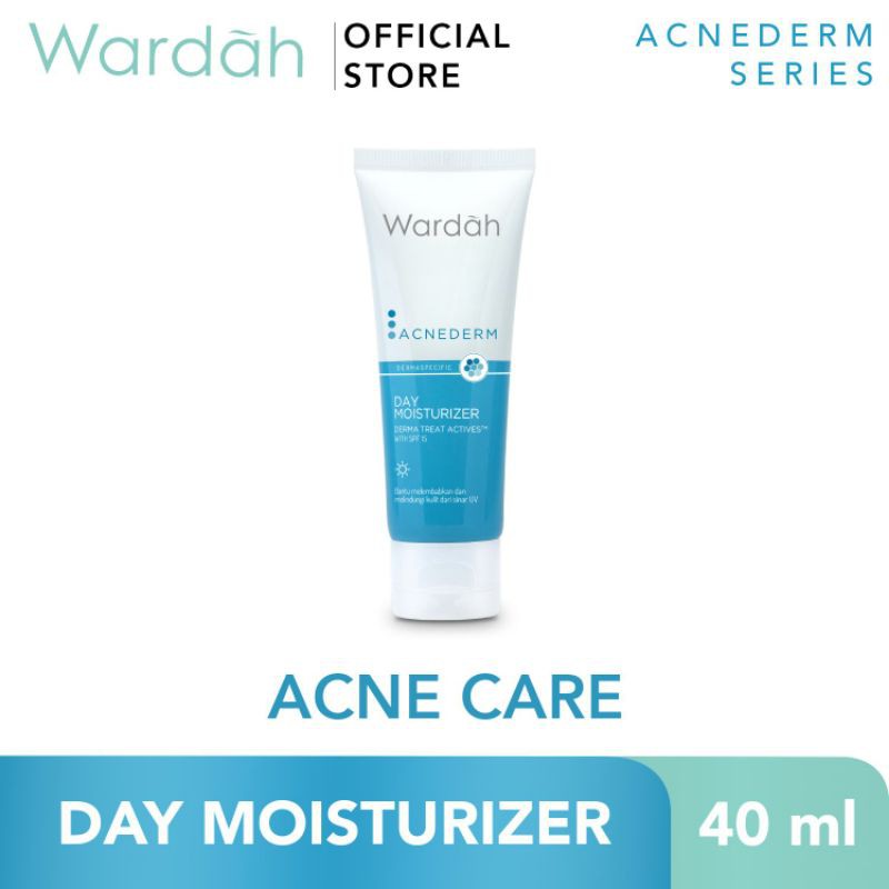 WARDAH Acnederm Series - Day Moisturizer - Krim Pagi 40 ml