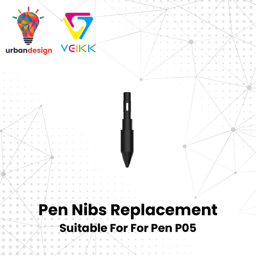 Pen Nibs Veikk P05 VK640 VK1060 Pro Replacement Mata Pena Pengganti Nib/Tip